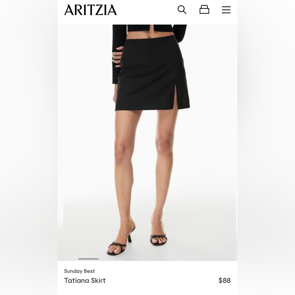 Aritzia Sunday Best Tatiana Skirt